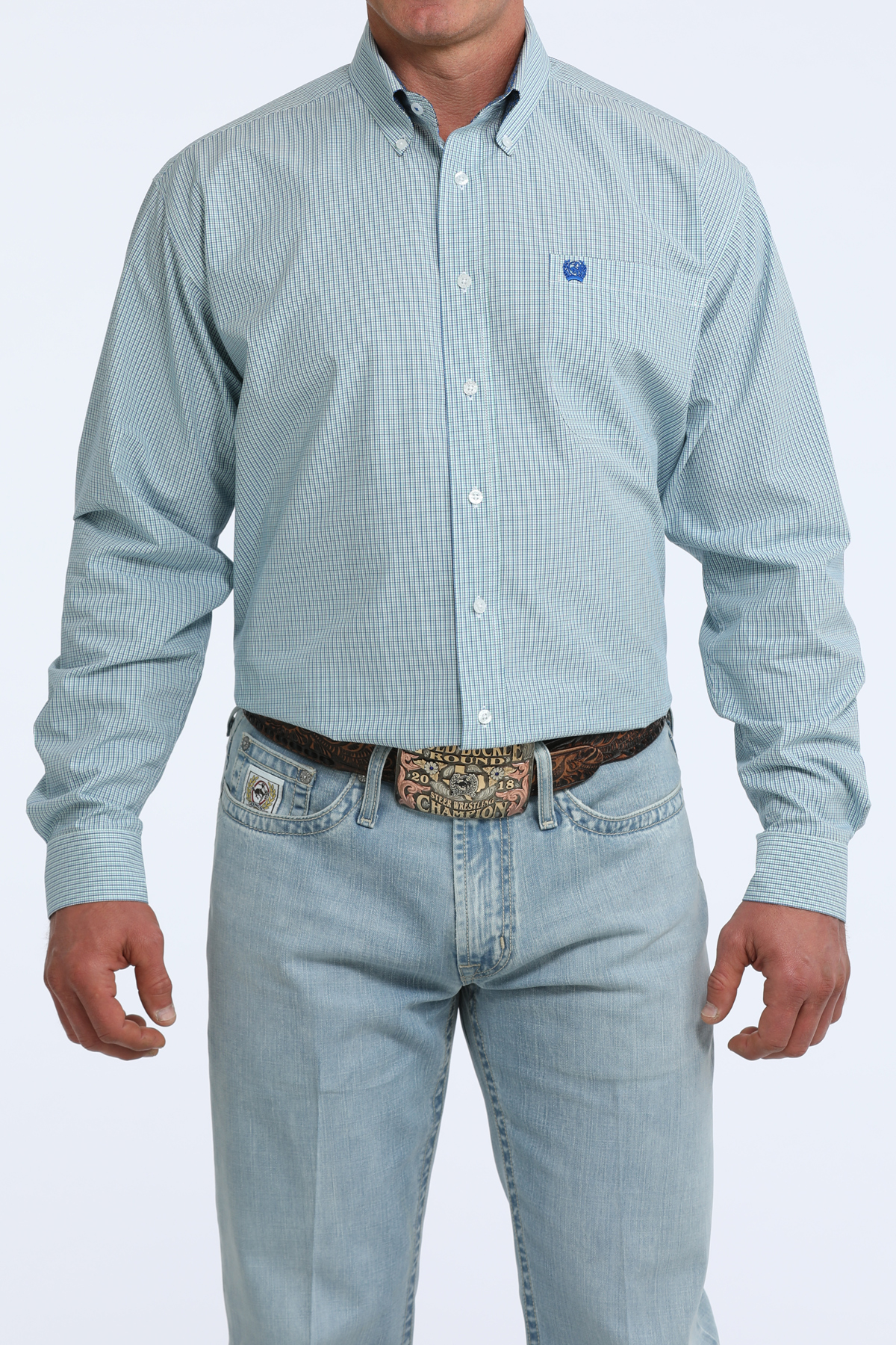 cinch blue plaid canada