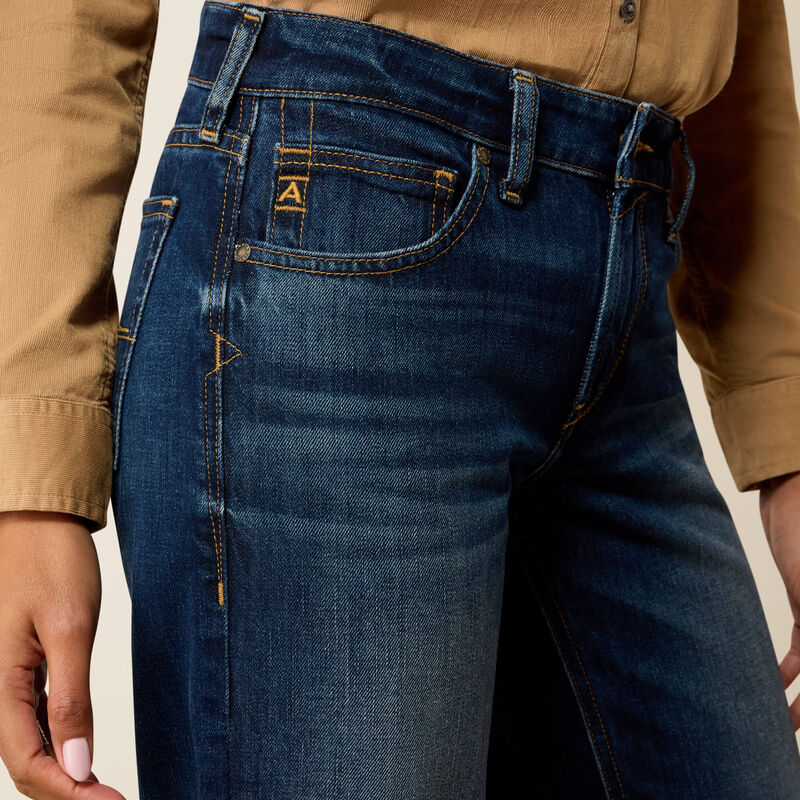 Ariat Perfect Rise Petra Flipside Wide Leg Jeans - 10079122 - Image 2