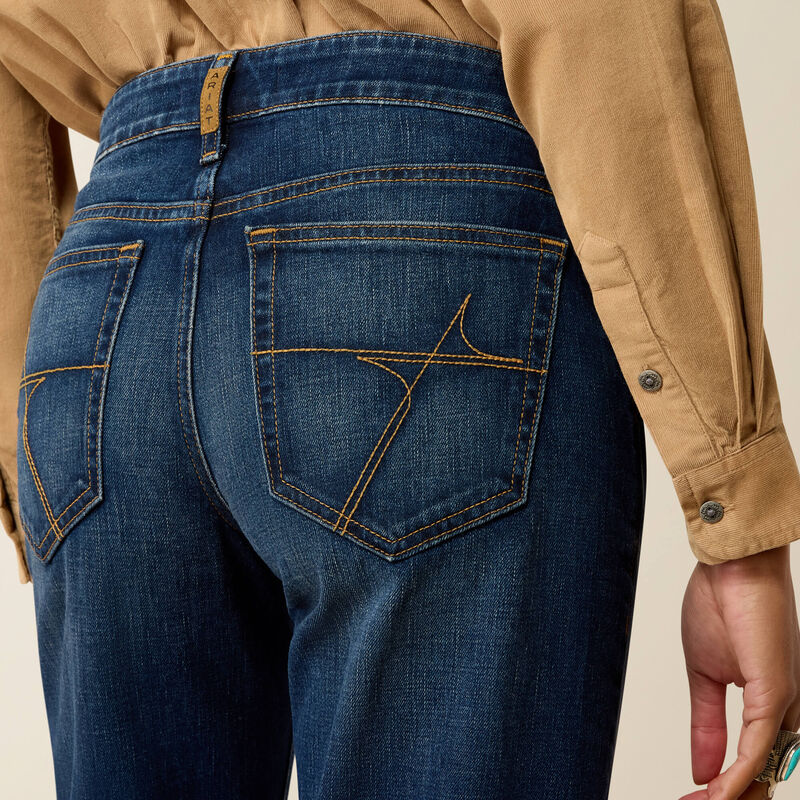 Ariat Perfect Rise Petra Flipside Wide Leg Jeans - 10079122 - Image 3
