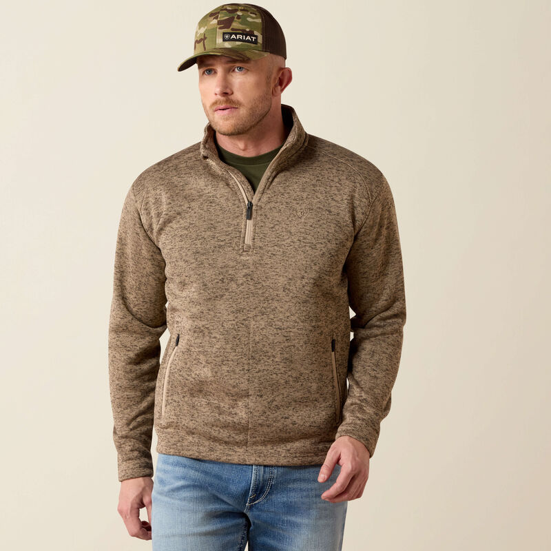 ariat mens 1/4 zip sweatshirt