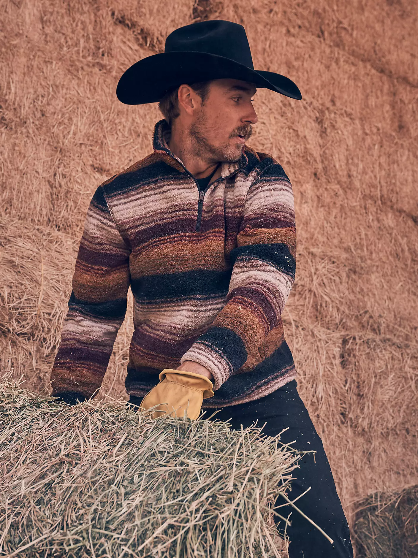 mens hay away sherpa