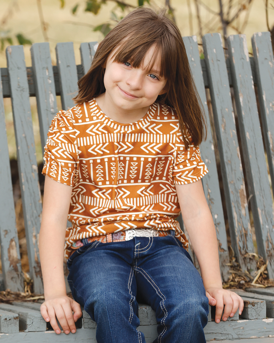 girls western t shirt