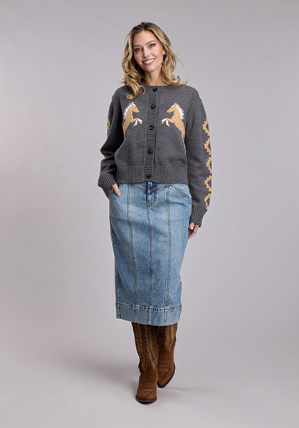 ladies horse sweater