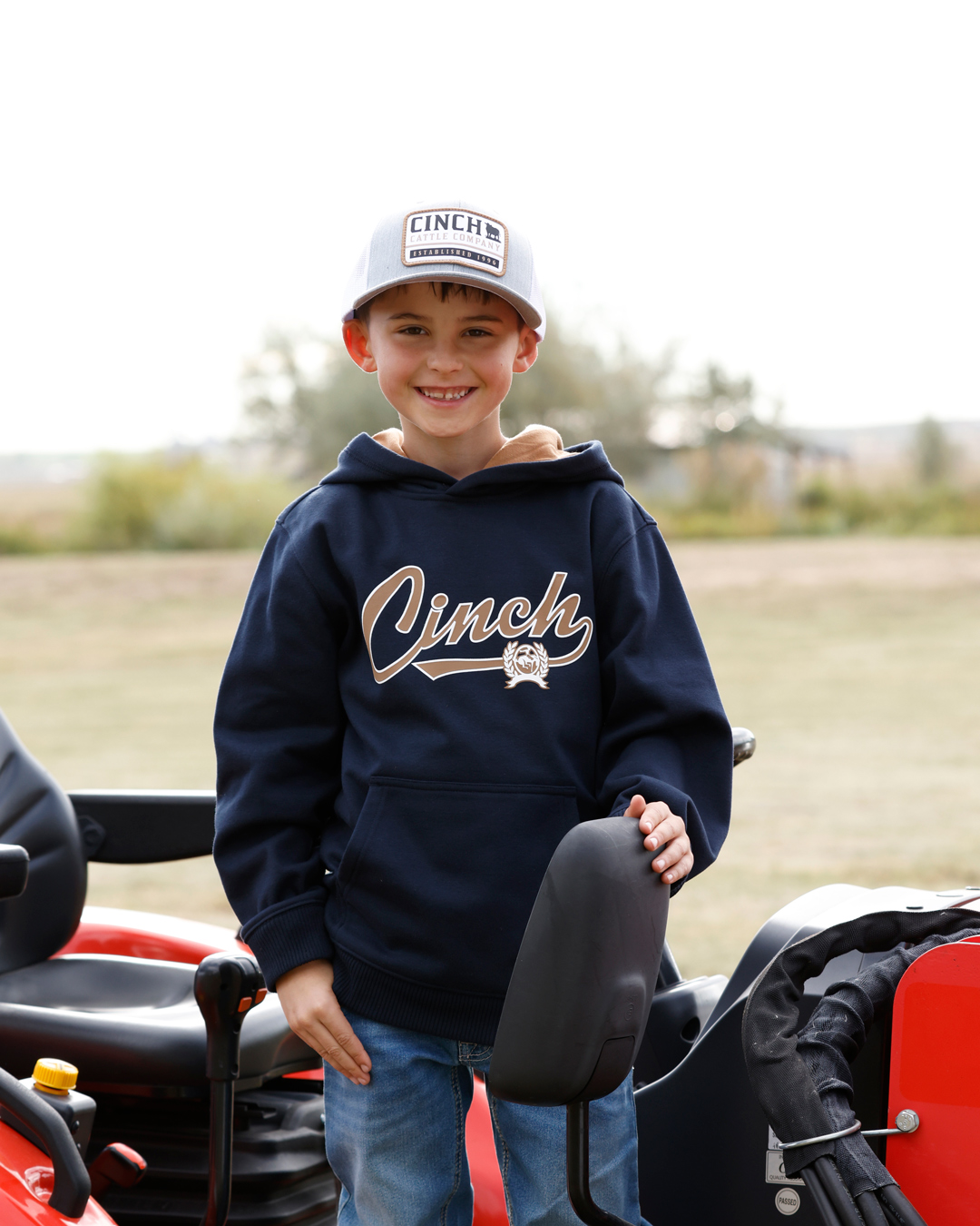cinh boy snavy hoodie