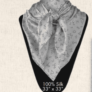 silk wild rag with brands