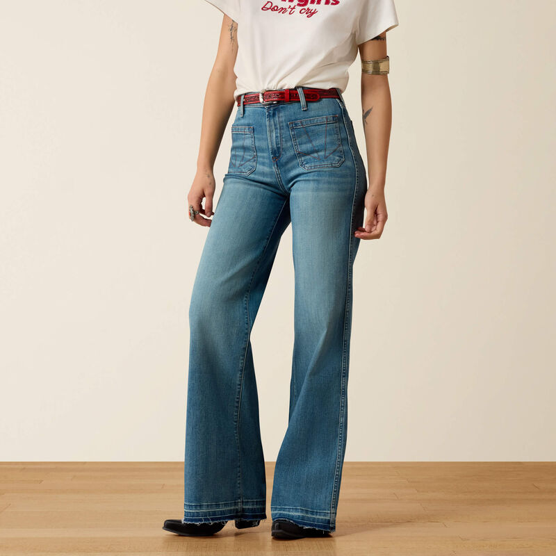 ariat wide leg Mavis trouser jeans canada alberta