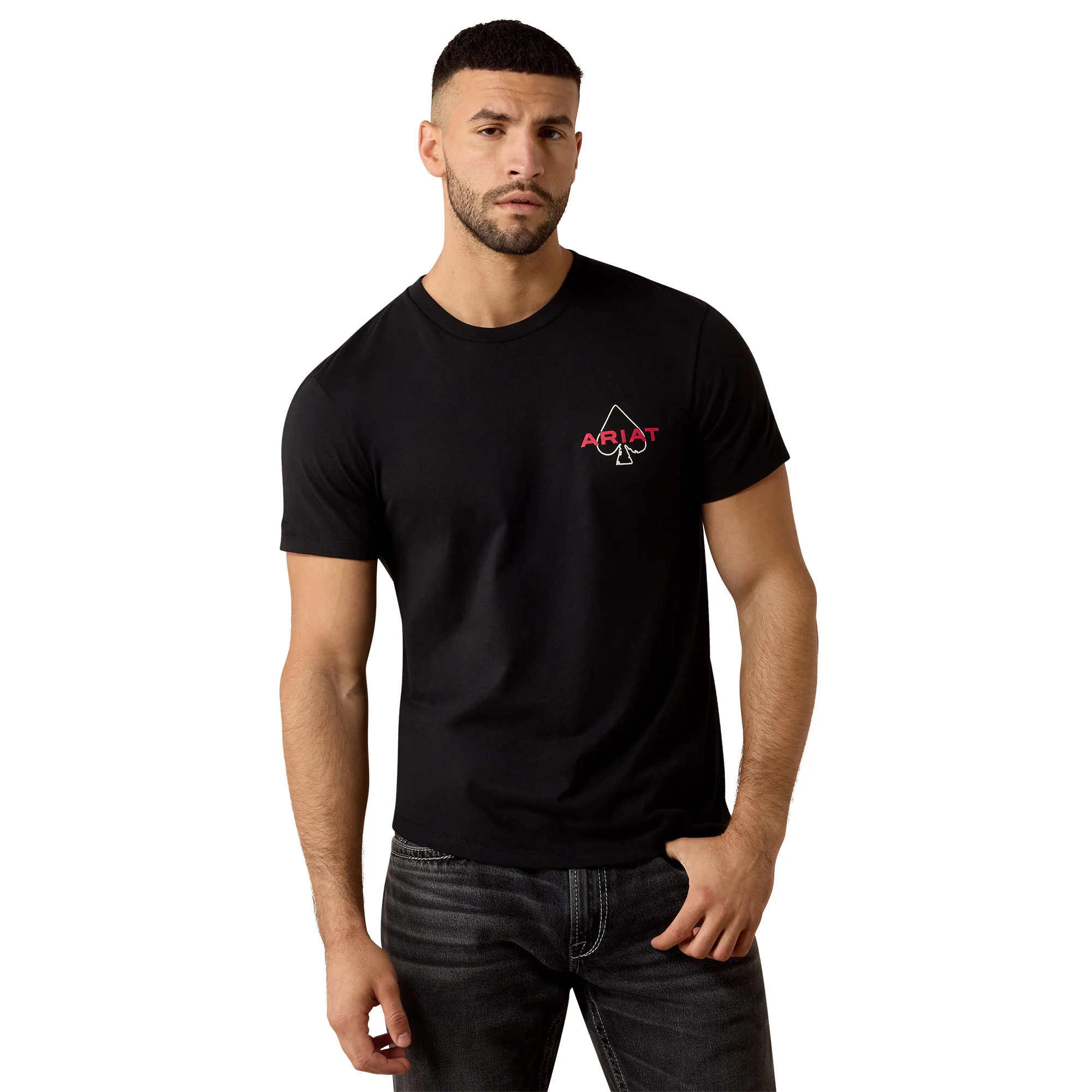 MENS BLACK TEE 10080686