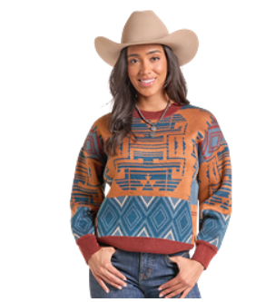 ladies panhandle patch sweater