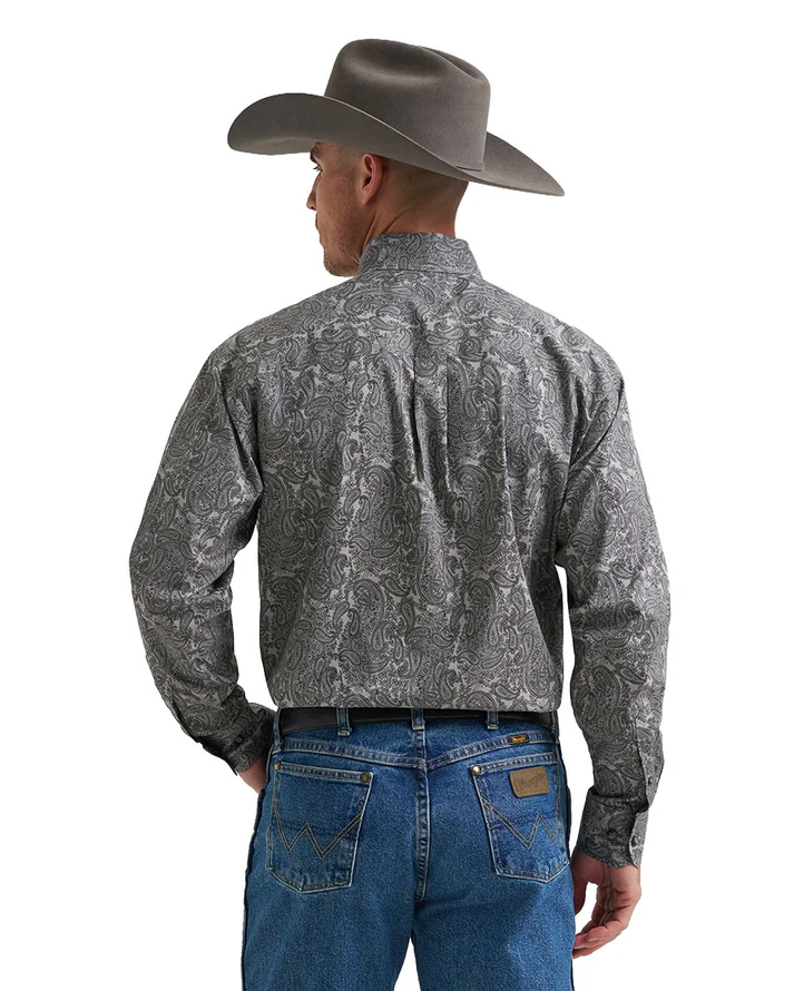 George Strait Collection One Pocket L/S Stretch Western Shirt - 112385358 - Image 2