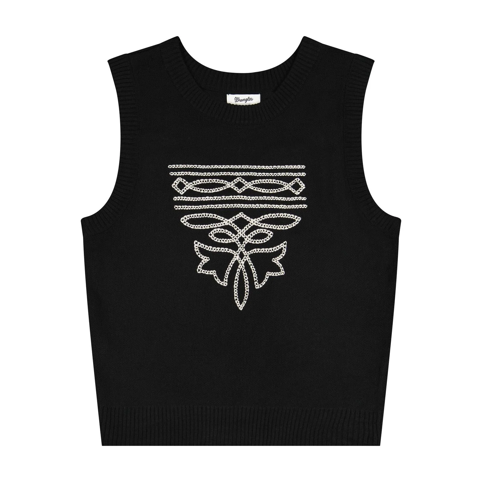 RETRO BLACK VEST 112385440